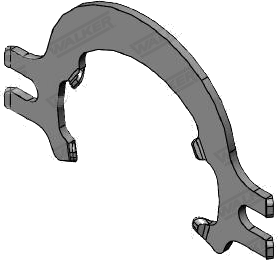 82057 Clamp, exhaust system — MACOFLEX 82057