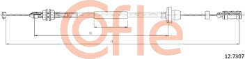 84359 Accelerator Cable — MACOFLEX 84359