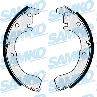 SAMKO 84560 Jeu de mâchoires de frein — MACOFLEX 84560