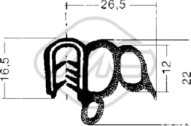 Junta de puerta — METALCAUCHO 00774