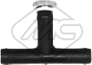 Conduit de refroidissement — RENAULT — METALCAUCHO 00958