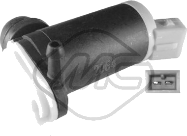 Pompe d'eau de nettoyage, nettoyage des vitres — CITROËN / FIAT / LANCIA / PEUGEOT — METALCAUCHO 02064