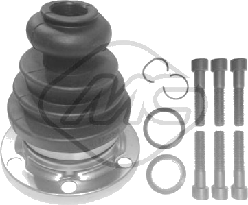 Joint-soufflet, arbre de commande — ALFA ROMEO / AUDI / FIAT / LANCIA — METALCAUCHO 02308