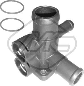 Bride de liquide de refroidissement — VW — METALCAUCHO 03505