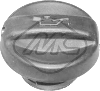Bouchon, goulotte de remplissage d'huile — CITROËN / MINI / PEUGEOT — METALCAUCHO 03659