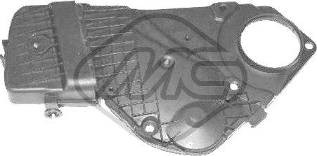 Couvercle de courroie de distribution — CITROËN / FIAT / PEUGEOT — METALCAUCHO 03697