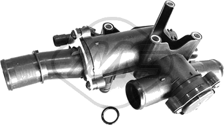 Boîtier de thermostat — CITROËN / FIAT / FORD / LANCIA — METALCAUCHO 03787