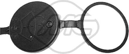 Couvercle, réservoir d'eau de lavage — CITROËN / FIAT / LANCIA / PEUGEOT — METALCAUCHO 03891