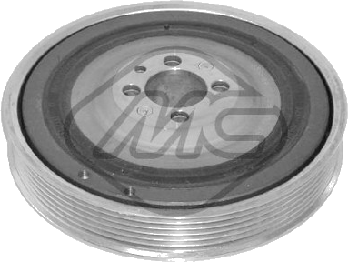 Poulie, vilebrequin — ALFA ROMEO / FIAT / LANCIA / OPEL — METALCAUCHO 04308