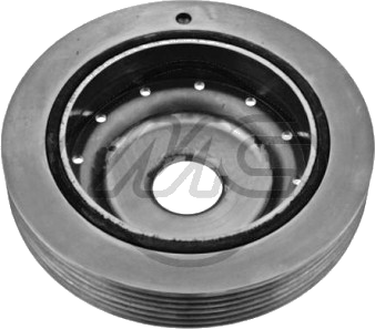 Poulie de vilebrequin — RENAULT — METALCAUCHO 04465
