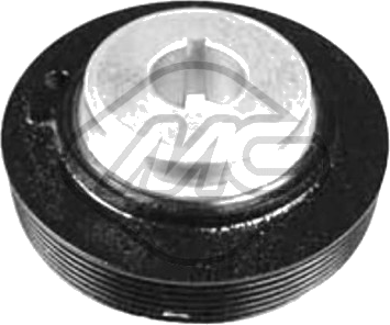 Poulie, vilebrequin — CITROËN / FIAT / LANCIA / PEUGEOT — METALCAUCHO 04485