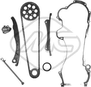 Kit de distribution par chaîne — ALFA ROMEO / CHEVROLET / CITROËN / FIAT — METALCAUCHO 05239