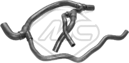 Tuyau de radiateur — RENAULT — METALCAUCHO 08724