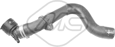 Durite de radiateur — VW — METALCAUCHO 09329