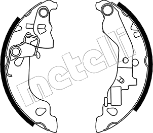 53-0079Y Jeu de mâchoires de frein — METELLI 53-0079Y