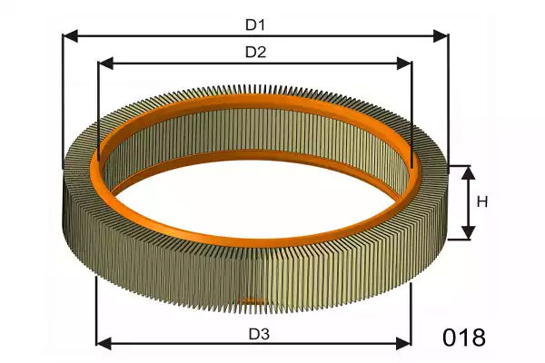 P806 Filtre à air — FILTRON P806
