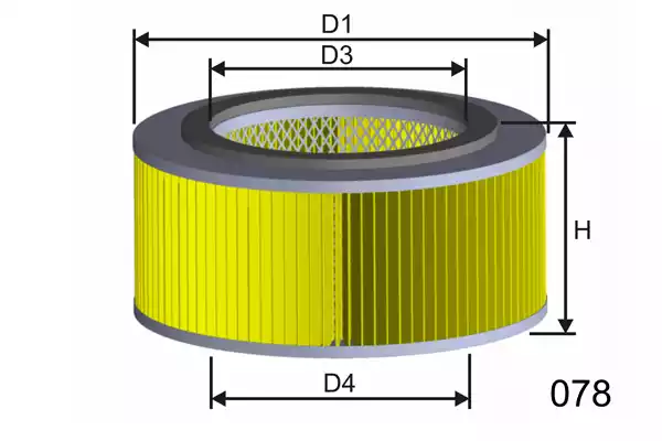 R769A Filtre à air — FILTRON R769A