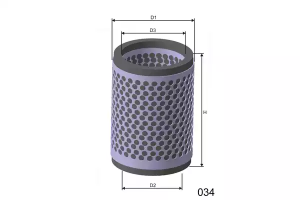 R843 Filtre à air — 00000036 R843