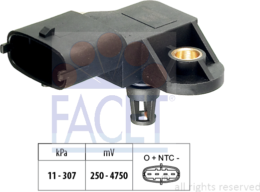 10.3082 Air Pressure Capteur, height adaptation — RECORD AMORTISSEUR 103082