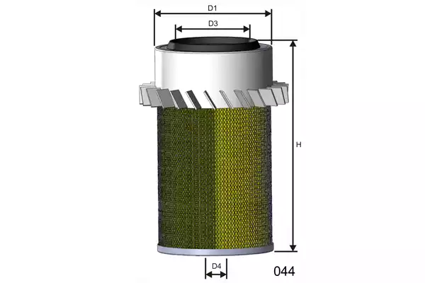 RM857 Filtre à air — 00000036 RM857