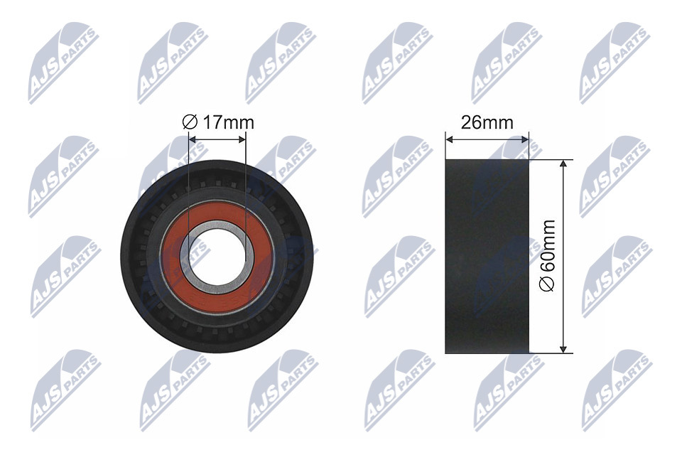 RNK-CT-002 Galet tendeur de courroie accessoire — SNPM 5751-74
