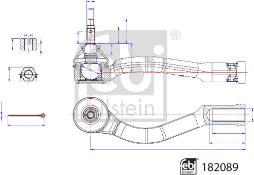 182089 Rotule de direction — SOGICA 1.82.089