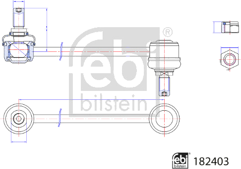 182403 Biellette de barre stabilisatrice — SOGICA 1.82.403