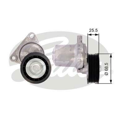 T39074 Galet tendeur de courroie accessoire — SOREA T39074