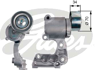 T39140 Galet tendeur de courroie accessoire — SOREA T39140