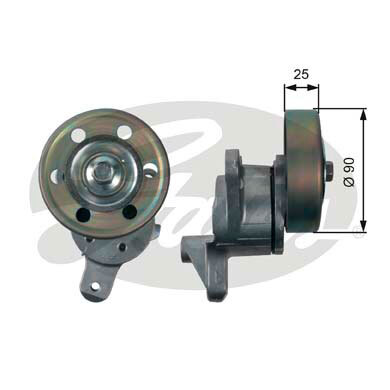 T39154 Belt Tensioner, Courroie striée — SOREA T39154