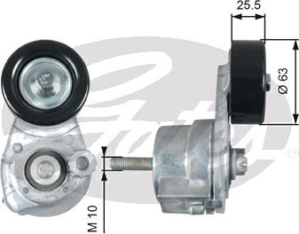 T39160 Galet tendeur de courroie accessoire — SOREA T39160