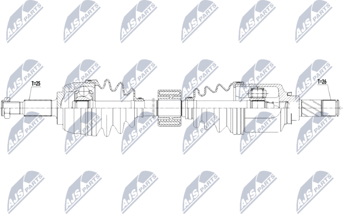 NPW-RE-134 Arbre de transmission — SOREA T49307