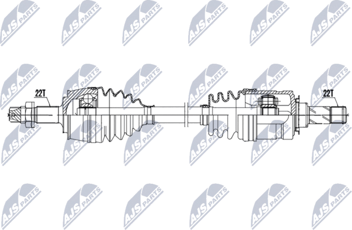 NPW-PL-184 Arbre de transmission — SOREA T58405
