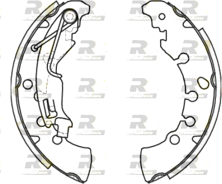 4201.00 Brake Shoe — FARBA 420100